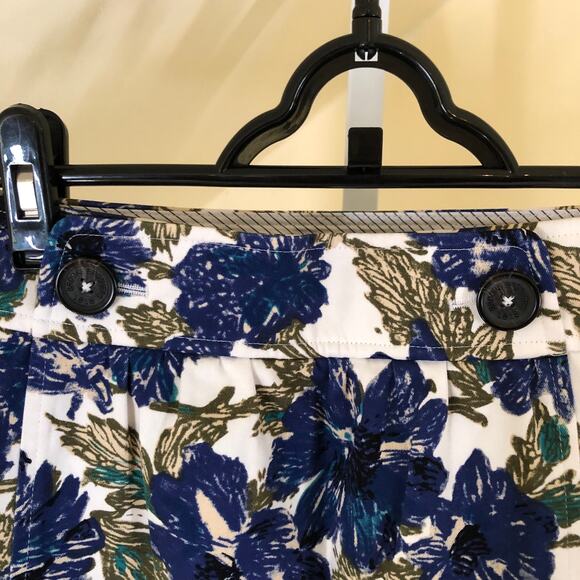 Brooks Brothers 1818 Red Fleece NWOT Women's Floral Mini Skirt Size 6 - Picture 2 of 7